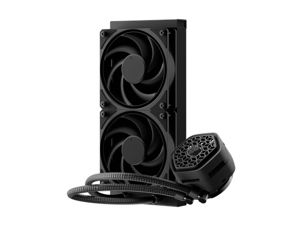 Cooler Master Atmos II Stealth 240 AIO Liquid CPU Cooler, Thicker Radiator, AMD