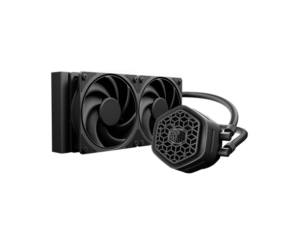 Cooler Master Atmos II Stealth 240 AIO Liquid CPU Cooler, Thicker Radiator, AMD