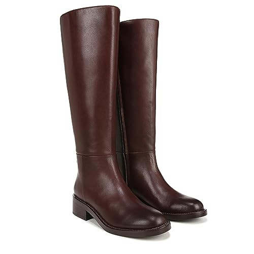 Sam Edelman Mable Equestrian Boot Spiced Pecan Athletic Calf 7.5 Medium