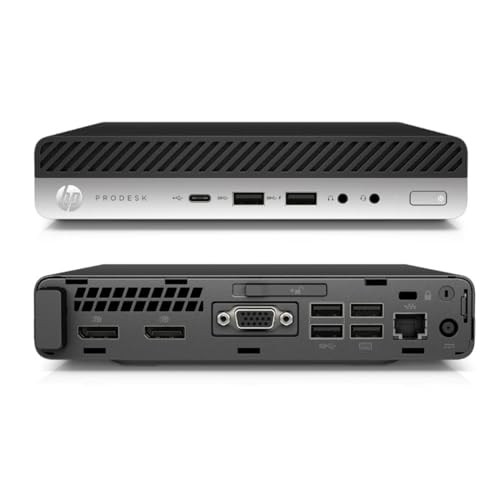 HP PRODESK 600 G3 MINI DESKTOP PC, I5-6500T 3.1GHZ, 16GB RAM, 256GB SSD - BLACK