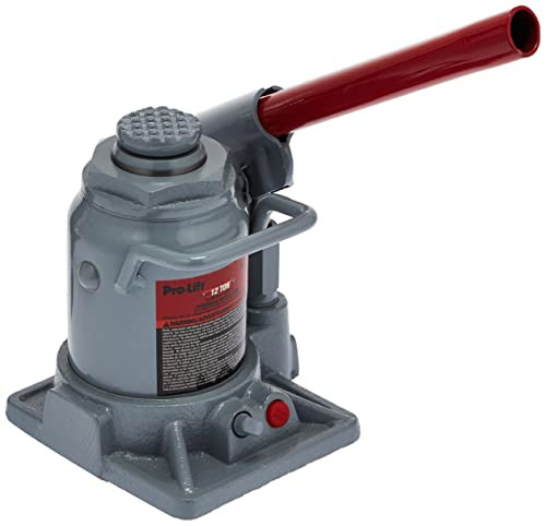 Pro-Lift B-S12D Grey Hydraulic Bottle Jack - 12 Ton Capacity New