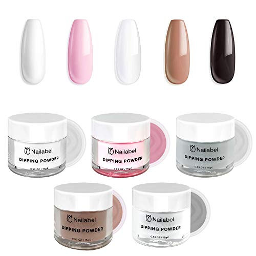 Acrylic Dipping Powder Set, 5 Colors, Liquid Set - B08C9P43K9 - NEW New