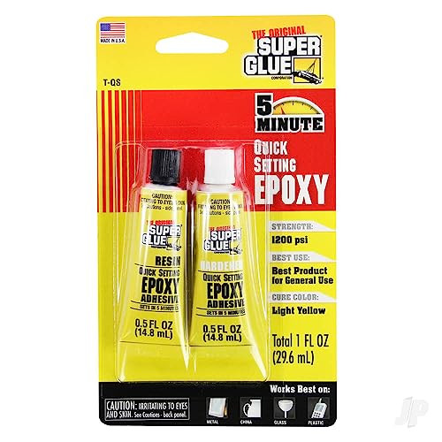 Super Glue PTQS Quick Setting Epoxy Adhesive Double Pack - 29.6 ml New