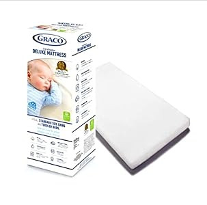 Graco Deluxe Foam Crib and Toddler Mattress GREENGUARD Certified B09RGL5YCK