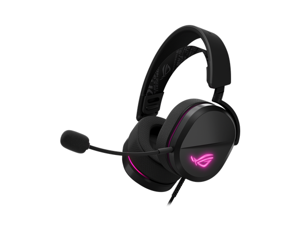 ASUS ROG Pelta Core Wired Gaming Headset with Detachable Mic - USB-C with USB-A