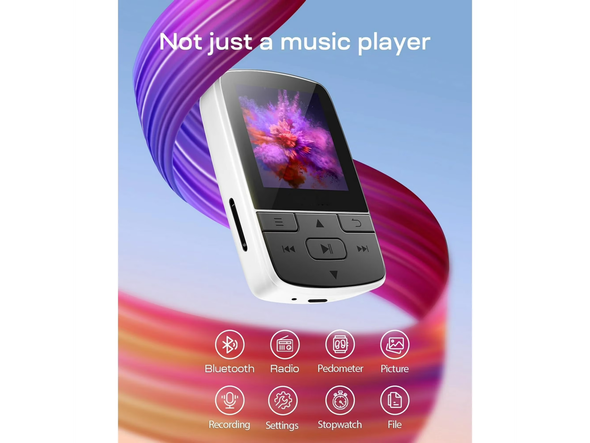 YOTON MP3 Player with Bluetooth 5.2, 64GB Storage Included, Mini Size, HiFi