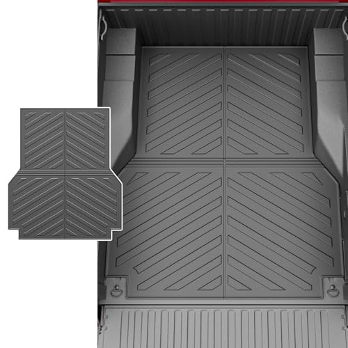 Xipoo 5FT Truck Mat Compatible with 2005-2023 Toyota Tacoma Bed Mat TPE Cargo