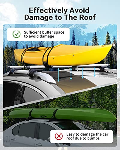 JinsanityPerformance 54'' Adjustable Aero Aluminum Roof Rack CrossBars - Black