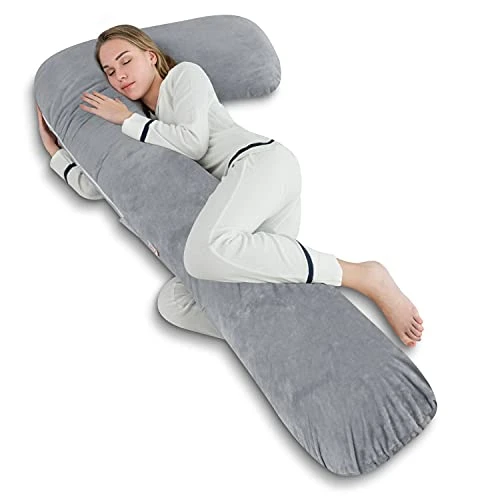 AngQi Full Body Pregnancy Pillow, Maternity Pillow for Pregnant Women