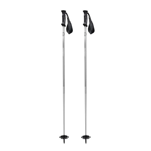 5th Element Stealth 2 Ski Poles for Adults Designed for Snow Skiing 110cm -White