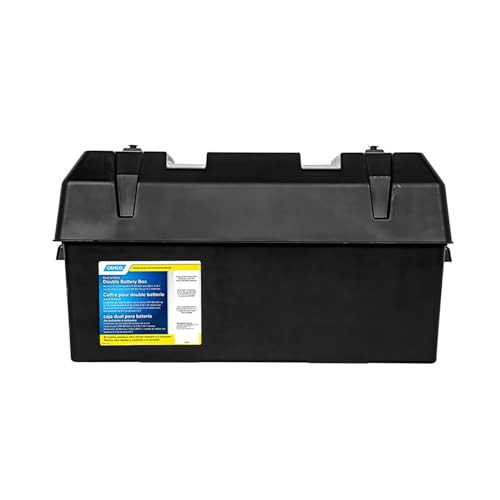 Camco Heavy Duty Double Battery Box Group GC2 Safely Stores RV Marine 55374 New New