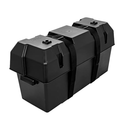 Camco Heavy Duty Double Battery Box Group GC2 Safely Stores RV Marine 55374 New New