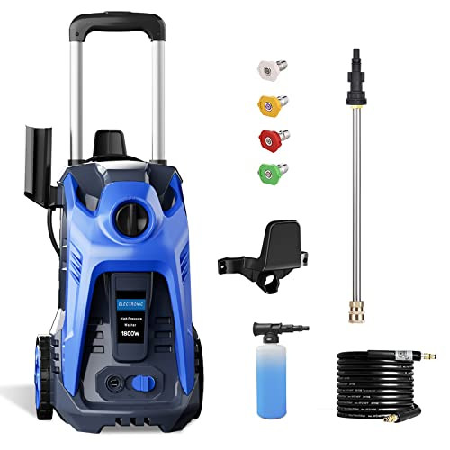 Berggren Electric Pressure Washer 3500 PSI + 2.6 GPM 4 Nozzles 25FT - Black