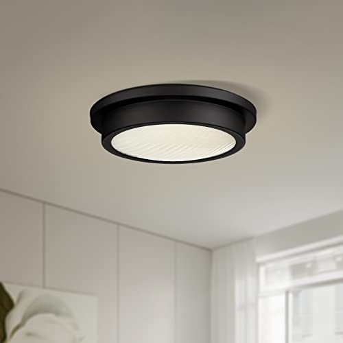 MYTH REALM 14" Ceiling Light Fixture, 20W, 3000K/4000K/5000K, Matte Black