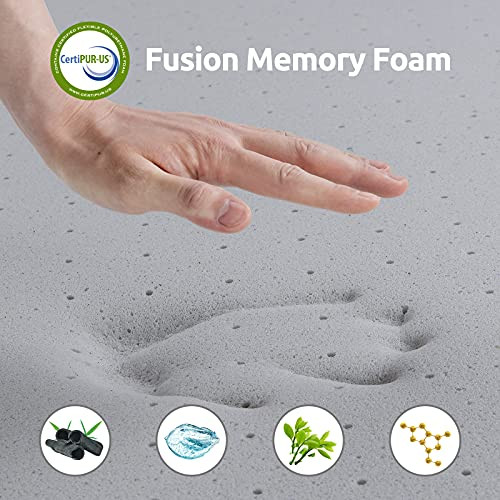 BedStory Memory Foam Mattress Topper (Fusion, Queen) by B08R74SRLP