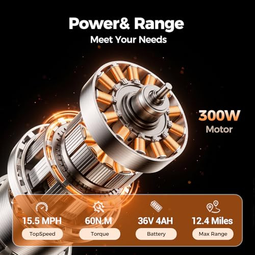 HILLMILES MILEROCKET 1 KIDS ELECTRIC DIRT BIKE 36V 300W MOTOR - ORANGE/WHITE