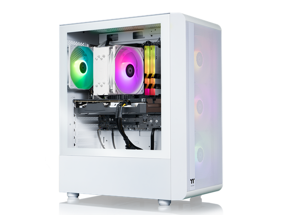 Thermaltake LCGS Quartz i1460 Gaming Desktop (Intel Core i5-14400F, ToughRam
