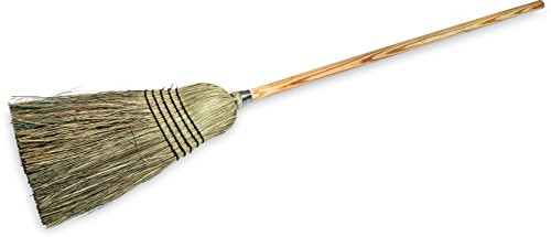 Carlisle FoodService Products 4135067 Commercial Corn Broom Solid Wood 12" Wide New