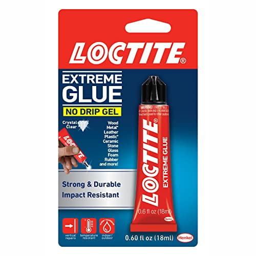 Henkel LOCTITE Extreme Glue, Flextec Gel, Clear, 6 Pack, 18ml Each - B096WFSRX9 New