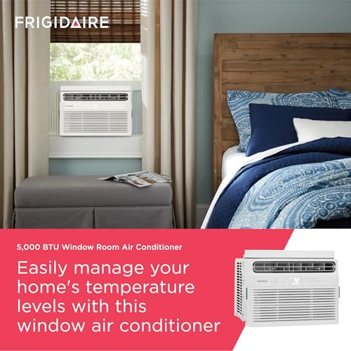 Frigidaire 5,000 BTU Window Air Conditioner with Remote Control, White