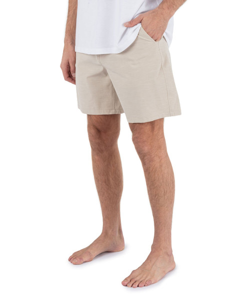 HURLEY H2O DRI SLUB DRIVER 8" INSEAM 19" OUTSEAM SHORT - SIZE: MEN 38 - KHAKI New