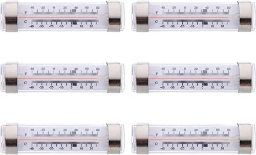 6 Pack Fridge Refrigerator Freezer Thermometer New
