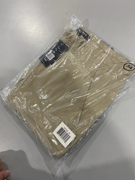 BLU ROCK MEN'S COTTON FLEX-STRETCH CARGO SHORTS - SIZE: MEN 34 - KHAKI New