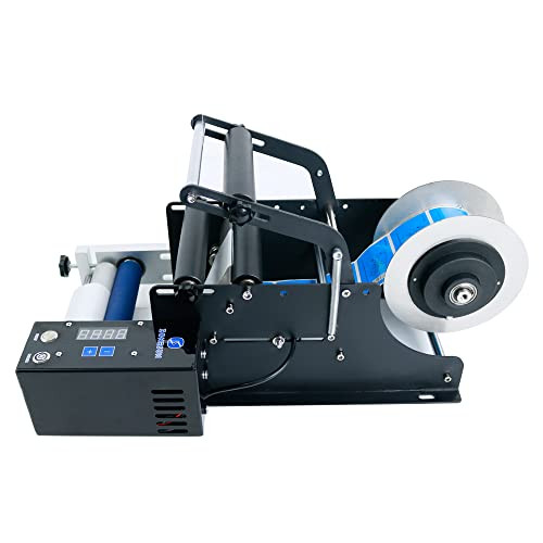 ZONEPACK Semi Auto Electric Round Bottle Labeling Machine Sticker Applicator New