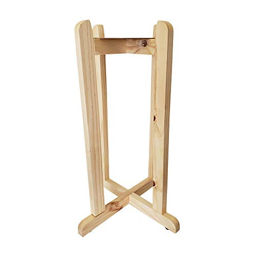 For Your Water 27" Wood Painted Water Crock Dispenser Floor Stand - Natural New