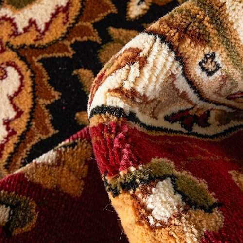 Well Woven Barclay Medallion Kashan Red Traditional Area Rug 2'7'' x 9'6'' New