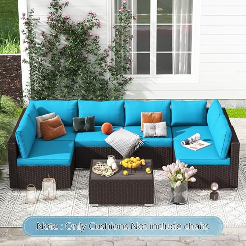 HOMREST OUTDOOR REPLACEMENT CUSHIONS FOR PATIO GGOT4001SKB - SKY BLUE