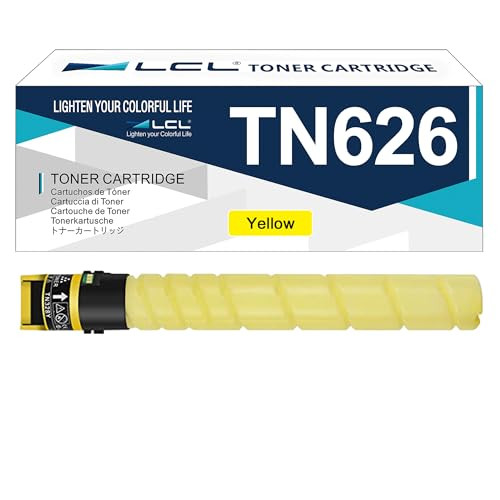 LCL Compatible Toner Cartridge Replacement Konica Minolta TN626 Yellow 1-Pack New