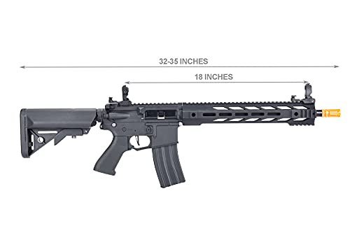 Lancer Tactical LT-25 Hybrid Gen 2 M4 SPR Interceptor Airsoft AEG - Black New