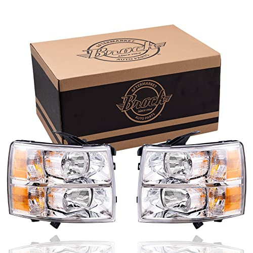 Brock Headlight 2007-2013 Silverado 1500 2007-2014 2500 HD 22853027 GM2502280 New