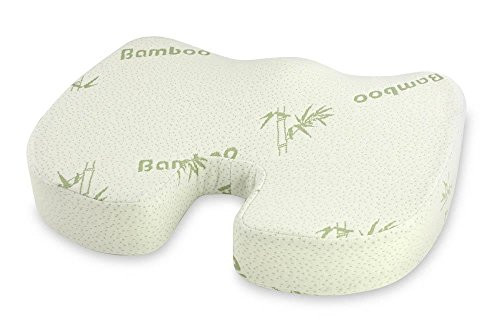 Bamboo Foam Seat Cushion B07D31BT16 - Black New