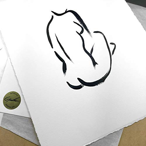 Sitting Woman, Original Hand Painted Acrylic Art, Limited Edition Series of 100 New