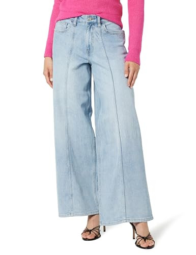 THE DROP WOMEN'S FRIDA RELAXED FIT JEANS - SIZE: WOMEN 32 - LIGHT INDIGO New