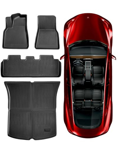 Bsteciar Tesla Model Y Floor Mats Set (4pcs) - Anti-All Weather Mat New