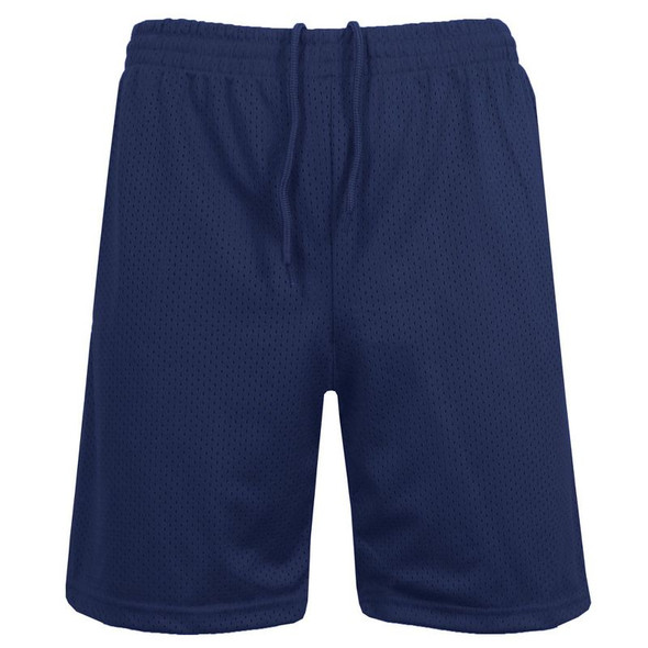 JUMP START MEN'S MESH ATHLETIC PERFORMANCE SHORTS - SIZE: MEN SMALL - NAVY New