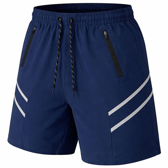 JUMP START PERFORMANCE TRAINING SHORTS WITH ZIPPER POCKETS SIZE: MEN 2XL - NAVY New