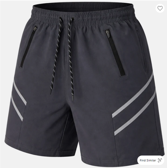 JUMPSTART JUMP START MEN'S PERFORMANCE TRAINING SHORTS - SIZE: 2XL - CHARCOAL New