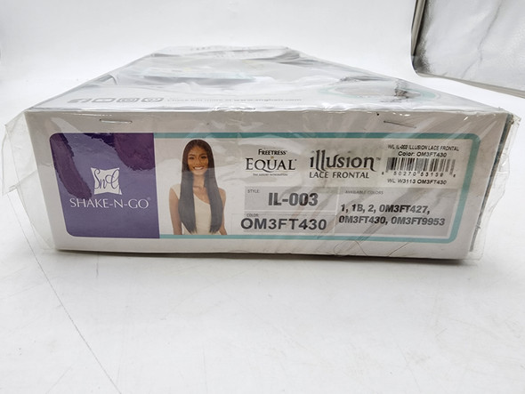Freetress Equal Synthetic Illusion Lace Frontal Wig IL-003 OM3FT430 - 1B New