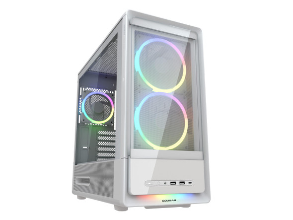 COUGAR DUOAIR RGB Mid-Tower Case, 5 Fans Preinstalled, 410mm Graphic Card