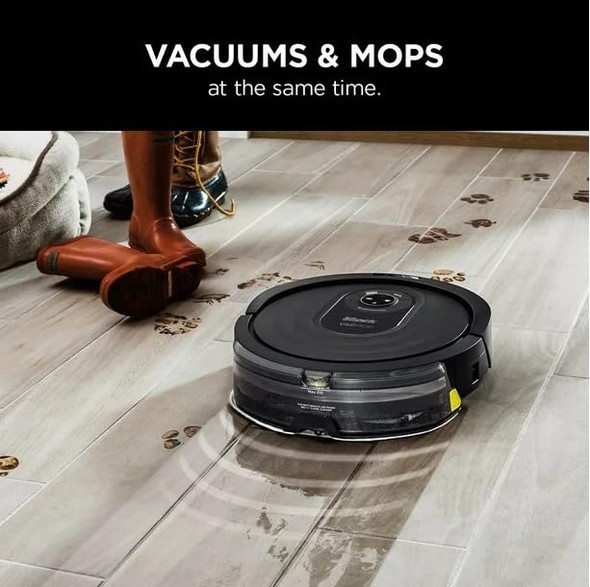 Shark AI VACMOP RV2000WD Wi-Fi Robot Vacuum Mop LIDAR Navigation B0828D6V5F New