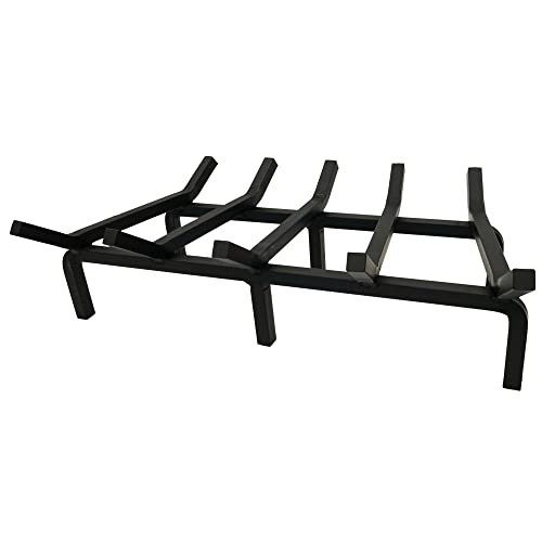 SteelFreak Super Heavy Duty Steel Fireplace Grate, 24", Made in the USA New