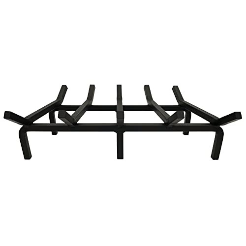SteelFreak Super Heavy Duty Steel Fireplace Grate, 24", Made in the USA New