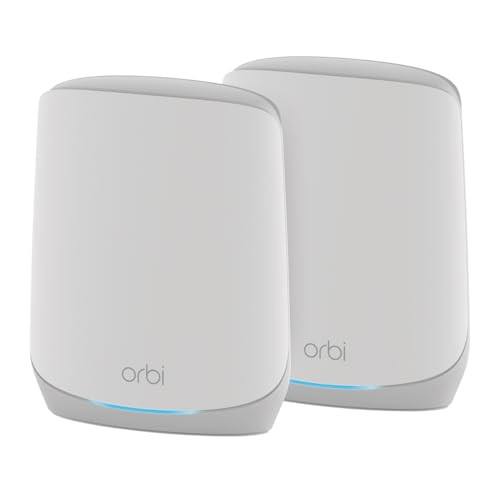 NETGEAR ORBI WHOLE HOME TRI-BAND WIFI 6 MESH NETWORK SYSTEM 1 SATELLITE EXTENDER