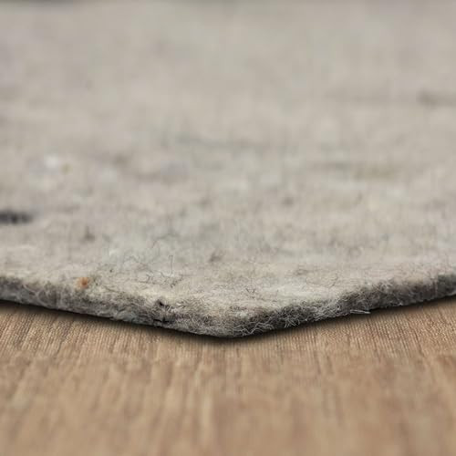 Mohawk Home Felt Rug Pad 5' x 7' - 1/4 Inch Thick Cushion Only Pad - Stone/Black New
