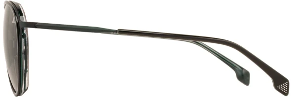 STATE OPTICAL CO LEAVITT SUNGLASSES- MEDIUM 57-20, 145- 48 - BLACK QUARTZ HUNTER