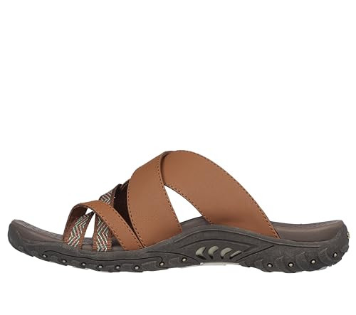 163396 Skechers Women REGGAE - SUNDAY STROLL, Brown, Size 7.5